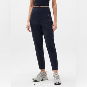 Athleta Women’s Trekkie North Jogger Pants Blue Size 8 Drawstring Pockets